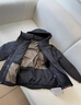 鴨鴨羽絨服男士裝冬季防寒保暖連帽外套短款加厚情侶青少年面包服衣服 灰色 175/L 曬單實(shí)拍圖