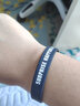 依浩特（yihaote）籃球迷運動(dòng)手環(huán)硅膠手帶簽名勵志加厚手鏈情侶男女學(xué)生手鐲球星腕帶飾品手圈 蝴蝶黑色 曬單實(shí)拍圖