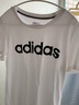 阿迪達斯（adidas）T恤女短款 2026夏季新款純色棉質(zhì)三條紋短袖舒適運動(dòng)圓領(lǐng)短袖 潮流短款T恤 白色 S (160/84A) 曬單實(shí)拍圖