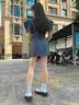星期六厚底樂(lè)福鞋女鞋小皮鞋2025秋新品單鞋黑色增高鞋百搭制服鞋子女 米白色 37 曬單實(shí)拍圖