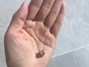 Caokit Keeiy輕奢小蠻腰18k金項鏈女高質(zhì)感彩金鎖骨鏈情人節(jié)生日禮物送女友 18K金項鏈(可調(diào)節(jié)鏈長) 曬單實拍圖