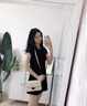 Chiecu Kscbn CK輕奢包包女包手提包斜挎包女士新款單肩水桶包情人節生日禮物 咖啡色【送老婆送女友送媽媽】 曬單實(shí)拍圖