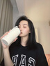 卡絲拉狄（Cathyladi）保溫杯咖啡杯男女士陶瓷內(nèi)膽便攜高顏值隨行生日禮物七夕禮物實用 椰加白【陶瓷】 500ml 曬單實拍圖