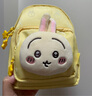 名創(chuàng  )優(yōu)品（MINISO）chiikawa系列郵差小挎包斜挎包書(shū)包可愛(ài)公仔包包學(xué)生包女生 黃色郵差包Usagi 曬單實(shí)拍圖