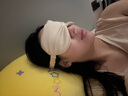 蒙奇奇德國【助眠神器】絲滑眼罩睡眠遮光睡覺專用重力冰絲男士女士午睡 香檳金【100%強遮光】無感佩戴+睡覺專用 曬單實拍圖
