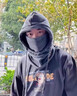 歐因保暖帽子冬季男女騎行車防寒面罩口罩加絨厚防風(fēng)護(hù)頸脖套護(hù)耳頭套 【灰色】聚熱鎖溫 | 一帽兩用 男女同款（尺寸54-58cm） 曬單實拍圖