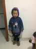優(yōu)貝祥  男反穿衣女童吃飯衣倒褂幼兒園護衣耐臟大碼長(cháng)袖牛仔嬰兒童罩衣 牛仔雙鹿 100碼【身高90左右】 曬單實(shí)拍圖