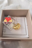 六福珠寶足金如意吉祥寶寶長命鎖黃金吊墜不含鏈計(jì)價(jià)L01GTBP0011 約3.13克 曬單實(shí)拍圖