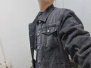 鵲笙2024春秋季新款男士牛仔外套修身百搭帥氣潮流夾克男上衣潮流男裝 灰色【主圖款】 XL【建議125-140斤】 曬單實(shí)拍圖