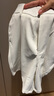 初申夏季休閑短褲女高腰顯瘦垂感通勤百搭西裝短褲S13QK1116 白XL 曬單實拍圖