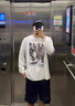 迪伽達(dá)美式休閑短褲男夏季高街百搭寬松純色男士短褲夏季外穿沙灘短褲潮 EHFS-Q106黑色 XL 曬單實(shí)拍圖