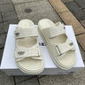 百麗（Belle）小香風(fēng)拖鞋女商場同款溶解底涼拖Z3N1DBT3 米色-拖鞋 37 (235mm) 曬單實(shí)拍圖