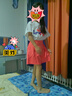 G.DUCKKIDS小黃鴨女童薄款套裝洋氣小女孩夏季款兒童短褲短袖運(yùn)動(dòng)套裝網(wǎng)紅潮 桔色兩件套 130 曬單實(shí)拍圖