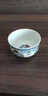 博曉（BOXiAO）景德鎮(zhèn)陶瓷功夫茶具茶杯大號(hào)主人杯單杯 釉下彩手繪團(tuán)菊紋杯 仿古 釉下青花斗彩團(tuán)菊主人杯 曬單實(shí)拍圖