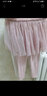 貝瑞加（Babyprints）女童打底褲公主風(fēng)裙褲兒童春秋外穿褲子女孩長(cháng)褲網(wǎng)紗棉質(zhì) 粉色120 曬單實(shí)拍圖