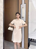 AEMAPE小香風(fēng)POIO連衣裙女2025夏新款時(shí)尚優(yōu)雅簡(jiǎn)約休閑顯瘦小個(gè)子裙子女 皮粉色 L 建議105-115斤 曬單實(shí)拍圖