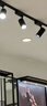 簡(jiǎn)盈服裝店射燈led軌道燈店鋪商用明裝軌道燈導軌式超亮背景墻天花燈 【旗艦款】黑殼20W中性光4000K 曬單實(shí)拍圖