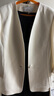 朗姿三醋酸西服外套職業(yè)裝正裝2025年夏季新款氣質(zhì)高級感白色西裝 米白色 L 曬單實(shí)拍圖