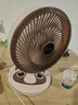 駱駝電風(fēng)扇家用電扇臺(tái)式多功能小型風(fēng)扇學(xué)生宿舍桌面風(fēng)扇可搖頭靜音辦公室桌面臺(tái)扇 米色臺(tái)扇【搖頭/2檔位】 標(biāo)配【1.3米電源線】 曬單實(shí)拍圖