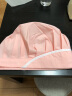 FGHGF厨师帽 工作帽男女厨房工作帽 防尘油烟食堂餐厅食品面点师烘焙帽 粉红色 粉白条HA11 实拍图