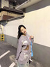 POUM針織開衫毛衣男女款秋冬季新款美式復(fù)古卡通慵懶風(fēng)Q情侶上衣外套 THFS-K130灰色 XL 曬單實(shí)拍圖