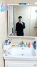 【休閑西服】小西服春秋季韓版chic復古bf風西裝外套男士復古寬松港風小西裝簡約休閑單西服 X02黑色 M 曬單實拍圖