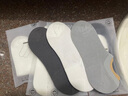 立形計男士短襪100%純棉夏天防臭隱形襪淺口防掉船襪網(wǎng)眼透氣薄全棉男襪 五混色各一【防臭透氣】 均碼 曬單實(shí)拍圖