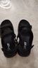 回力（Warrior）涼鞋女鞋厚底簡(jiǎn)約沙灘鞋戶(hù)外耐磨運動(dòng)拖鞋 WSL(WZ)-0999 黑色 36 曬單實(shí)拍圖