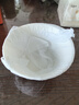 瑪戈隆特【結婚禮物】 玉蘭本色餐具套裝純白浮雕餐具骨瓷碗盤(pán)子湯碗餐具 4人份【16頭】 曬單實(shí)拍圖