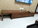 宾米尼中式电视柜茶几组合套装小户型客厅胡桃色伸缩地柜实木电视柜 榉木色 配送安装 实拍图