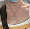汐唯輕奢和田玉葫蘆吊墜白玉掛件玉佩單墜玉墜女墜子玉器掛墜玉石項(xiàng)鏈 淺色款/和田玉小葫蘆尺寸24*14MM 曬單實(shí)拍圖