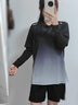 維多利亞旅行者運動(dòng)套裝女秋冬跑步健身瑜伽服羽毛球緊身訓練服速干顯瘦長(cháng)袖 曬單實(shí)拍圖