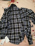 她享長(cháng)袖襯衫女復古格子襯衣慵懶風(fēng)百搭開(kāi)衫寬松薄款外套T143C2032 曬單實(shí)拍圖