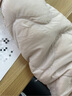 雅鹿羽絨內膽短款內搭輕薄款羽絨服女冬季保暖外套親子裝 米白 M 160（成人100斤以?xún)龋?曬單實(shí)拍圖