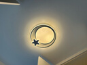 TCL照明臥室燈客廳吸頂燈具套餐led后現(xiàn)代北歐大餐廳簡(jiǎn)約中山燈飾 流星白-29*2W三色φ43cm適15-18 曬單實(shí)拍圖