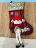 花羽夢(mèng)（HUAYUMENG）新款圣誕襪大號禮物袋幼兒園糖果袋圣誕老人禮品袋新年春節裝飾品 針織款圣誕襪 圣誕老人 曬單實(shí)拍圖