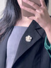 紀詩(shī)哲旗艦品牌胸針山茶花胸針高檔女奢侈飾品奢華高貴優(yōu)雅禮盒生日禮物 白色山茶花胸針 曬單實(shí)拍圖