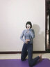 LULU CENTURY瑜伽服套裝女運動(dòng)蜜桃臀褲跑步外套速干透氣普拉提訓練健身四件套 【四件套】豆沙粉短袖+海鹽灰 M(95-105斤) 曬單實(shí)拍圖