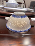 康普詩(shī)中式高溫釉下彩青花瓷餐具景德鎮(zhèn)感碗碟套裝家用喬遷 高溫釉下彩青花牡丹纏枝 56頭 曬單實(shí)拍圖