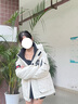 鴨鴨（YAYA）羽絨服男短款2024年冬季新款戶外工裝保暖加厚外套HG 卡其色YE4B010125W L 175/92A 曬單實(shí)拍圖