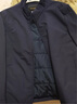 雅戈爾（YOUNGOR） 棉服男士 秋冬季青年男棉茄克 VMCJ409946GQA 湖藍 180/100A 曬單實拍圖