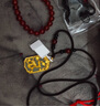 ?？ㄒ?HEEKAIYI項鏈女士和田玉金鑲玉項鏈奢侈首飾七夕七夕生日禮物送老婆送女友金龍送福項鏈-999足金鏈 曬單實(shí)拍圖