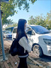 LPOX彈力魚尾半身裙女春夏百搭高腰開叉包臀裙中長(zhǎng)款辣妹a字牛仔i 黑色 S 曬單實(shí)拍圖