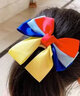 寶夏悅兒童發(fā)飾蝴蝶結飄帶發(fā)夾女童女孩白雪公主流蘇織帶夾子網(wǎng)紅發(fā)卡 蝴蝶結款 曬單實(shí)拍圖