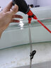 老漁匠老漁匠小型魚缸換水神器手動小缸抽水泵洗沙魚屎吸便器桌面缸吸水 mini換水器2件裝 曬單實拍圖