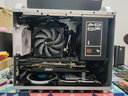 SKTC 星開(kāi)天HX100可手提全鋁MATX游戲臺式電腦機箱SFX/ATX電源黑色銀色機箱 銀色單玻璃+ATX電源架+風(fēng)扇架（無(wú)手提） 曬單實(shí)拍圖