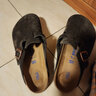 BIRKENSTOCK勃肯德國(guó)進(jìn)口男女款牛皮絨面革軟底Boston包頭拖鞋 深棕常規(guī)版660461 45 曬單實(shí)拍圖