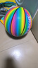 BALLHOME彩虹籃球軟皮耐磨7號男女生標準室內外訓練專(zhuān)用兒童禮物成人藍球 七色彩虹球-黑溝 5號幼兒/小學(xué)生籃球 曬單實(shí)拍圖