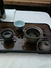 象運(yùn)福手作鐵釉茶壺套裝便攜快客杯旅行茶具手抓壺陶瓷過濾泡茶壺 手作陶制 冥思手抓單壺+品杯 曬單實(shí)拍圖