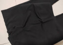 FitonTon鲨鱼裤女外穿秋冬季加绒加厚提臀芭比弹力瑜伽打底裤 黑色 XL 实拍图